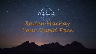 Kaden MacKay  Your Stupid Face Acapella  Vocal Only [upl. by Miru]