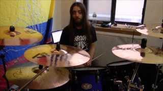 The Agonist  Panophobia Drum Playthrough with Simon McKay [upl. by Asenad]