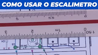 Como usar o escalimetro para marcar a obra passo a passo [upl. by Terpstra]