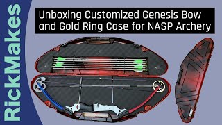 Unboxing Customized Genesis Bow and Gold Ring Case for NASP Archery [upl. by Ennayoj]