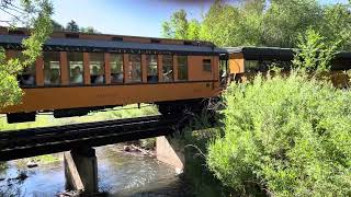 DampS Narrow Gauge Junction CreekAnimas River June 13 2024 [upl. by Zrike]