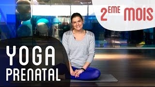 Yoga prénatal  2ème mois de grossesse [upl. by Ailgna]