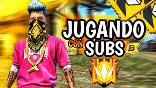 FREE FIRE EN VIVOJUGANDO CON SUBS 😱 SALAS PRIVADAS [upl. by Monk]