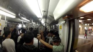 Manila LRT and MRT 14 08 2012 part2 [upl. by Qerat53]