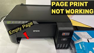 Black ink not Working in Printer Epson L3250  black page not print [upl. by Tamanaha]