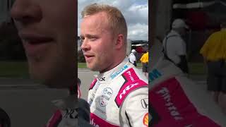 Felix Rosenqvist has checked out of the infield hospital indy500 [upl. by Stiruc13]