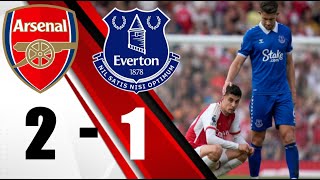 ARSENAL 21 EVERTON TOO LITTLE TOO LATE  ARSENAL 21 EVERTON PREMIER LEAGUE GAME [upl. by Paterson41]