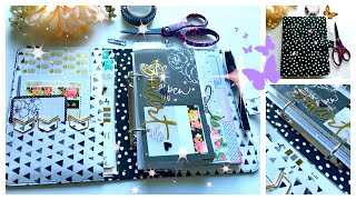 DIY Fabric Planner From Scratch 4 Two Ring Binder Method Tutorial [upl. by Austreng]