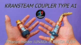 Kransteam coupler Type A1 amp Quick Release Jet Cleaner  pesanan master Junaidi di Banda ACEH [upl. by Miranda]