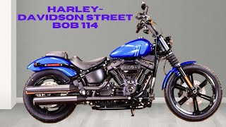 New Harley Davidson Street Bob 114 Blue [upl. by Atsillak192]