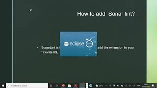 What is SonarLint And how to use it in eclipse IDE [upl. by Ardnasirhc]