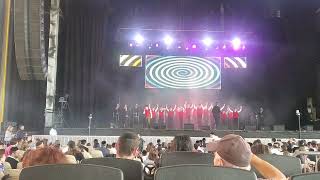 Yeshiva boys choir Song Chol Hamoed Spectacular Summer Stage at Coney Island [upl. by Aikem]