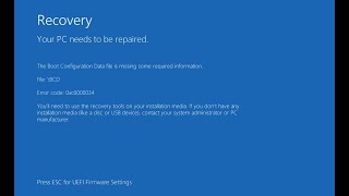 How to Fix UnexpectedStoreException Blue Screen Error Windows 10 Tutorial [upl. by Ydnys]