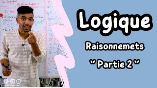 La Logique Mathématique 🔻 Partie 2 🔻 1 Bac  Raisonnements 🔻 ملخص شامل لدرس المنطق  أولى باك علمي [upl. by Jelsma]