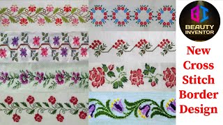 Cross Stitch Designs  New Cross Stitch Borders Designs [upl. by Annael]