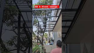 Call for civil and ms work  Ms canopy with Toughened Glass [upl. by Rajiv]