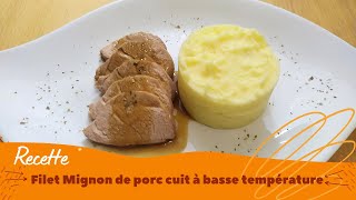 Filet mignon de porc cuit à basse température [upl. by Odlonyer]