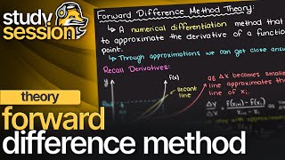 Forward Difference Method Theory  Numerical Methods [upl. by Goody]