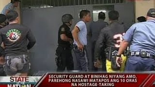 SONA Security guard at binihag niyang abogado parehong nasawi sa hostage drama sa San Juan [upl. by Thisbee]