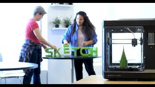 The MakerBot SKETCH Large  Bigger and Bolder [upl. by Germain966]