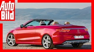 Die Neuen 2017 Mercedes EKlasse Cabrio  Offenes ECoupé  Review [upl. by Eelyah]