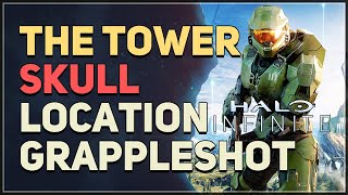 The Tower Skull Location Halo Infinite Grapple [upl. by Walley]