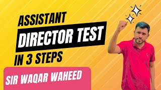 All Types Of Assistant Director Jobs 😉 Written Test Tips sirwaqarwaheed assistantdirector [upl. by Leyla710]