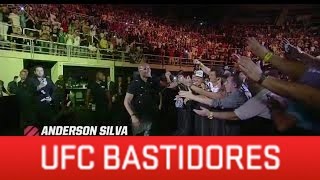 De arrepiar Anderson Silva é ovacionado pela torcida no UFC179 [upl. by Klarika]