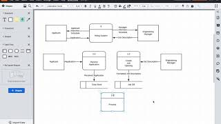 How to create a Level0 Data Flow Diagram DFD [upl. by Aeet721]