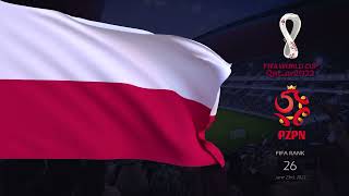 Poland National Anthem  FIFA World cup  Qatar 2022  instrumental [upl. by Puritan379]