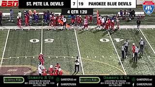 MFFCC CHAMPIONSHIP WEEKEND DIVISION 1 DAY 1 12U ST PETE LIL DEVILS VS PAHOKEE BLUE DEVILS [upl. by Bethel]