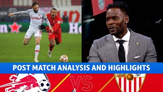 Salzburg vs Sevilla Post Match Analysis amp Highlights  CBS Sports Golazo [upl. by Ahseenal]