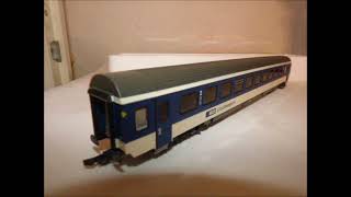 HO Scale ROCO 45321 Passenger Car BLS Lötschbergbahn [upl. by Arihday]