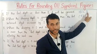 Rules for Rounding Off significant figures  Examples Physics class 9 chapter 1 [upl. by Zampino]