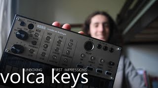 KORG volca keys  first impressions [upl. by Lletnahs]