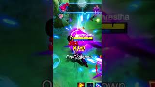 Saber game play 🥶🫶🏻mobilelegends viralshort reels 😱🥶 [upl. by Lilli]