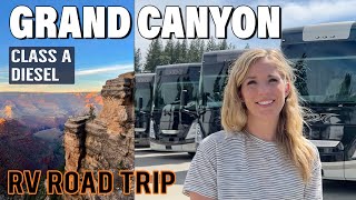 Grand Canyon Family Road Trip Class A Diesel RV Review [upl. by Berri295]