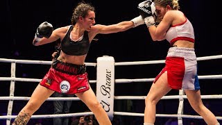 AEBOX  Joana Pastrana vs Sandy Coget  Campeonato de Europa EBU [upl. by Ojillib]