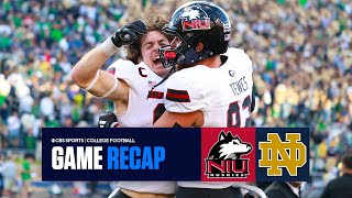 No 5 Notre Dame SHOCKED by Nothern Illinois  Game Recap [upl. by Dyrraj694]