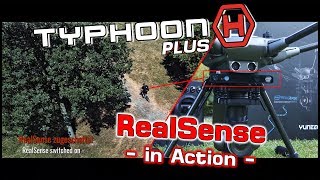 Yuneec Typhoon H Plus  erster Flug RealSense in Aktion  First Flight RealSense in Action 2 [upl. by Iglesias]