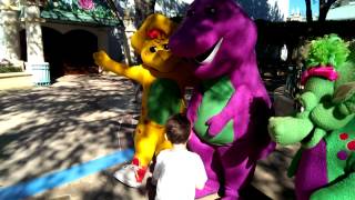 Meeting Barney and friends [upl. by Un433]