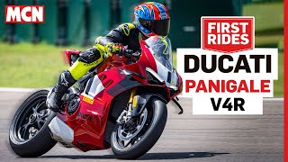 Ducati Panigale V4R  The machine race bikes are built from  MCN Review [upl. by Ariaet147]