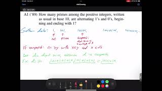 Math331Fa24 Lec26 PutnamA1 II [upl. by Adyahs964]