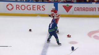 JT Miller Drops The Gloves With Anthony Mantha [upl. by Rizzi]