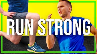 12 Minute Strength Workout for Runners INJURY PREVENTION [upl. by Wilfreda]