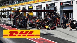 DHL Fastest Pit Stop Award New F1 Pit Stop World Record Red Bull RacingMax Verstappen [upl. by Phipps]