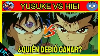 YU YU HAKUSHO YUSUKE VS HIEI ANÁLISIS  ¿QUIÉN DEBIÓ GANAR [upl. by London105]