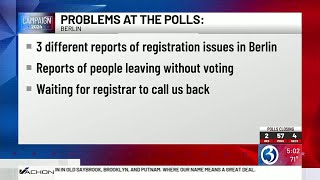 Voters report tabulator issues at some polling locations [upl. by Eimmit455]