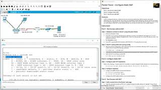 645 Packet Tracer  Configure Static NAT [upl. by Abner]