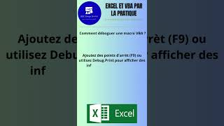 Comment déboguer une macro VBA [upl. by Ramo482]